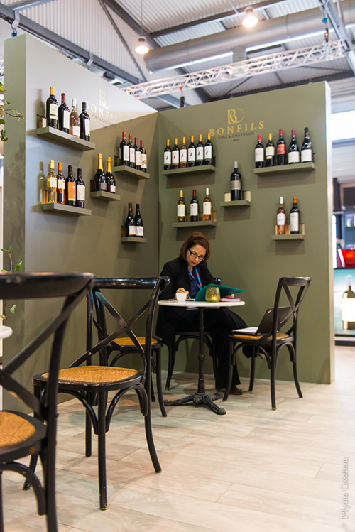 création stand d'exposition, Prowein, Vinisud, Vinexpo, Sirha, Sial, Bordeaux, Paris, Lyon, Montpellier