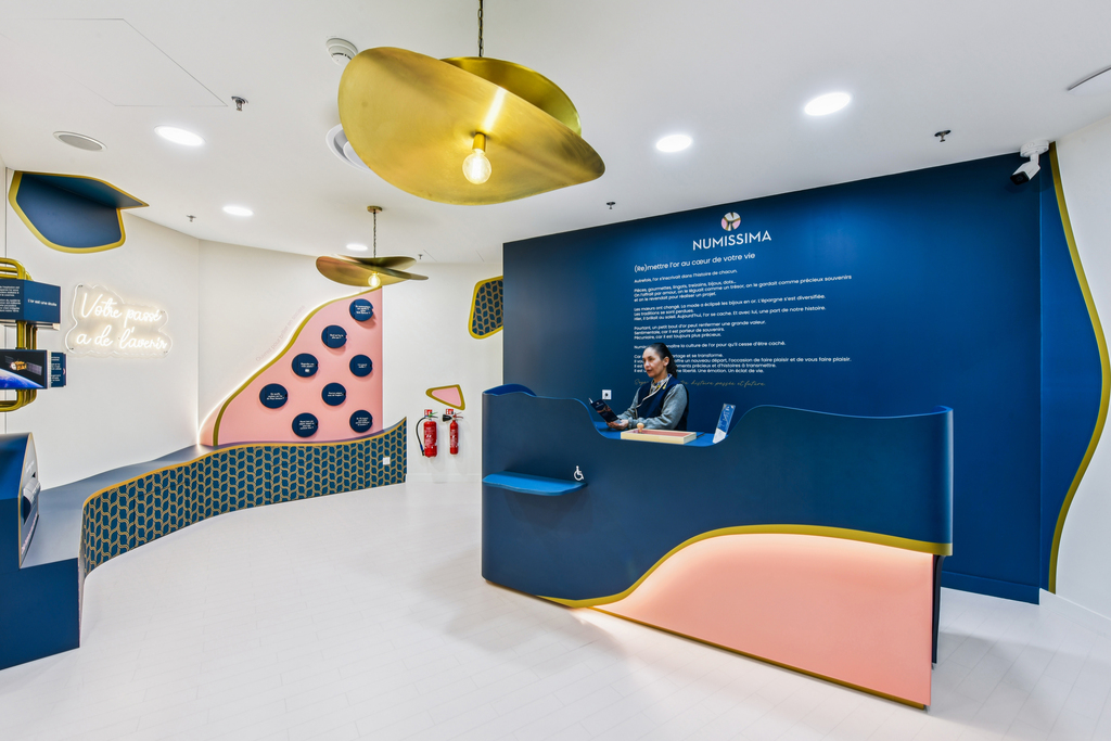 Agencement intérieur favorisant le parcours client
